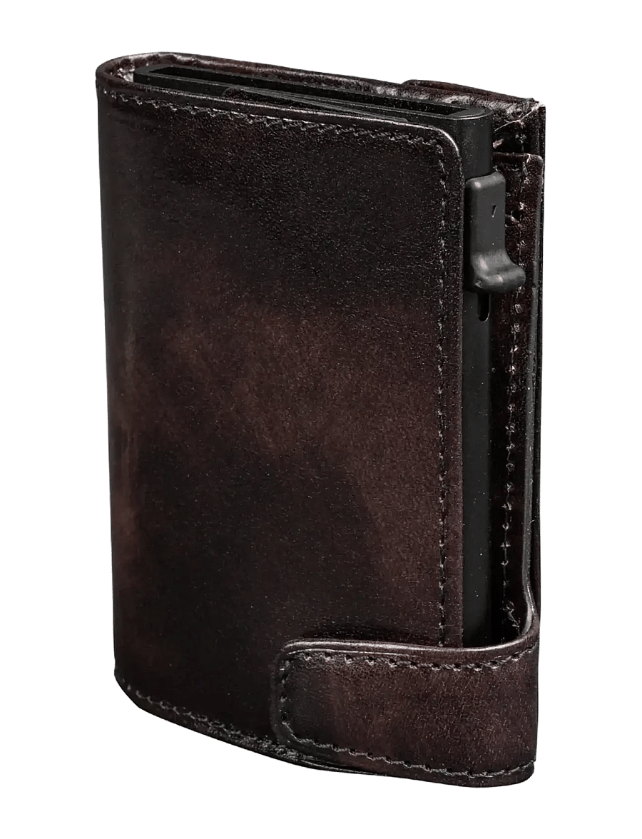 Tony Perotti - Furbo van Gogh cardholder with banknote and coin pocket - wallets & cases - black - 1