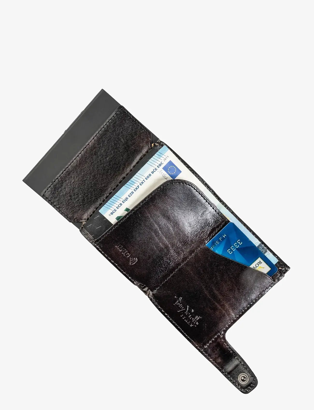 Tony Perotti - Furbo van Gogh cardholder with banknote and coin pocket - wallets & cases - black - 5