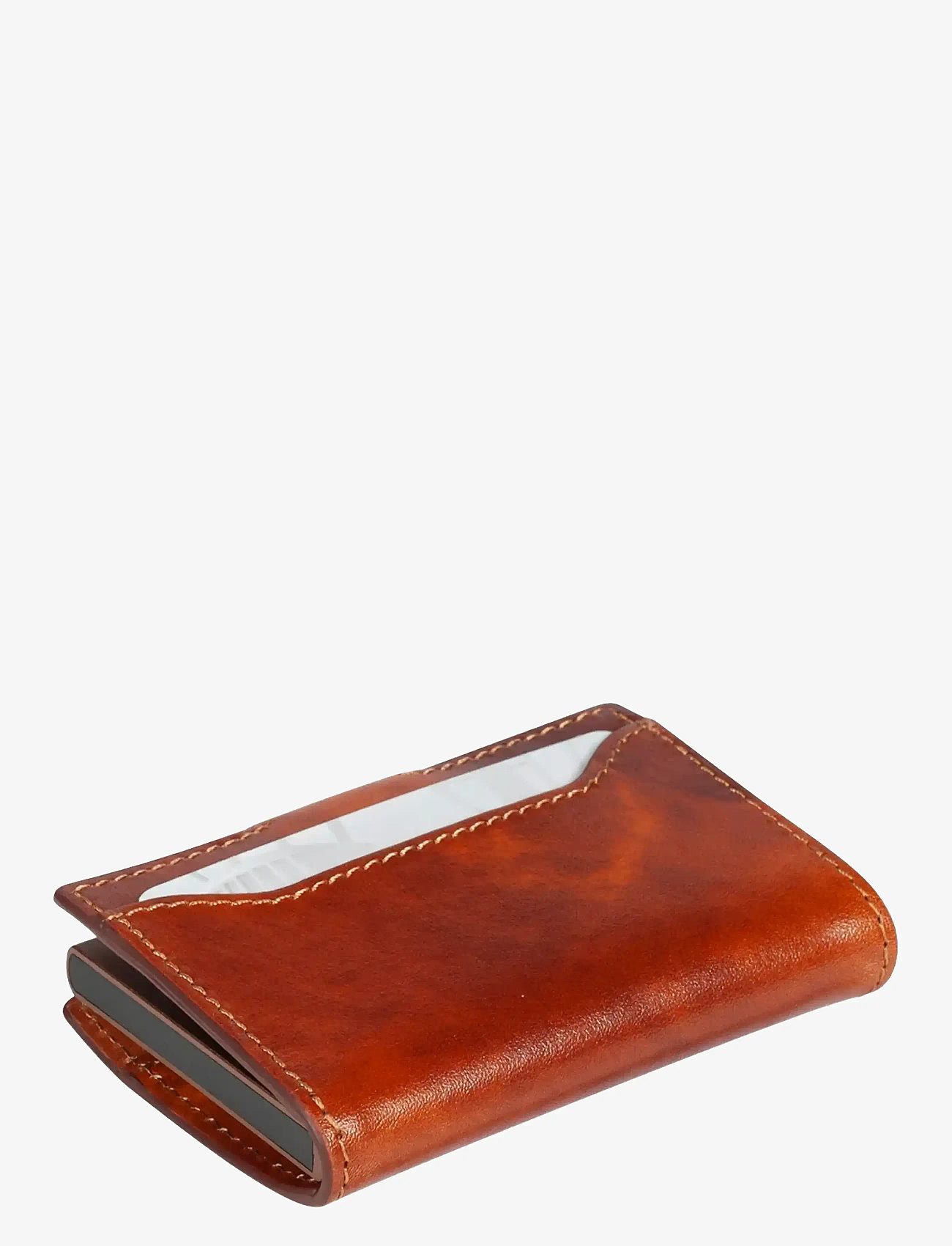 Tony Perotti - Furbo Carbon cardholder w/ banknote pocket - kaardihoidjad - cognac - 3