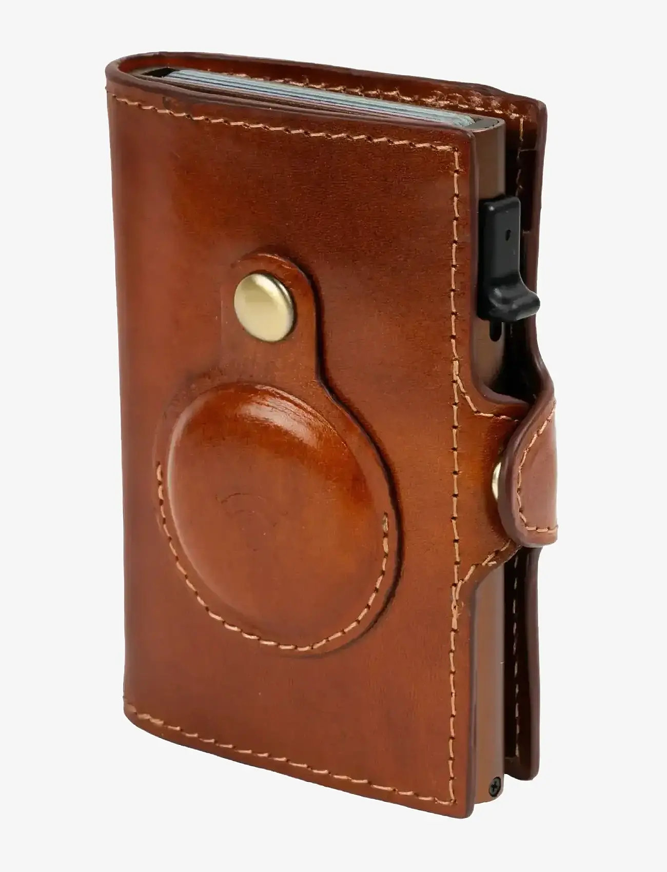 Tony Perotti - Furbo cardholder w/ AirTag - piniginės ir dėklai - cognac - 0