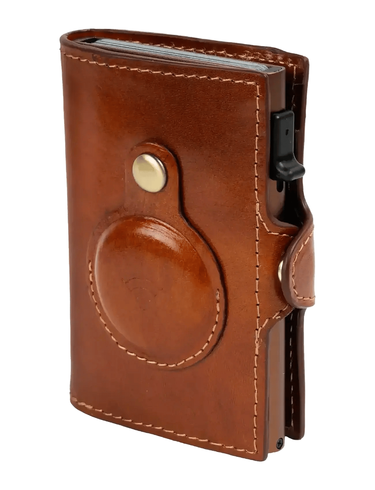 Furbo cardholder w/ AirTag - COGNAC