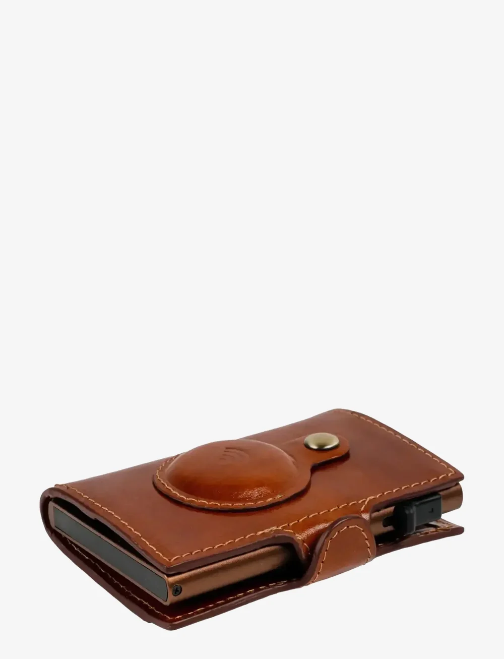 Tony Perotti - Furbo cardholder w/ AirTag - portemonnees en koffers - cognac - 1