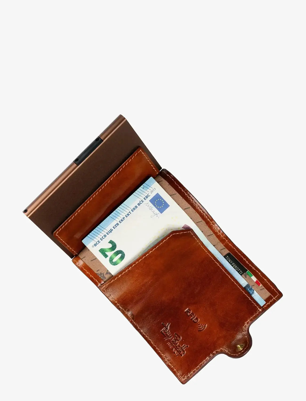 Tony Perotti - Furbo cardholder w/ AirTag - piniginės ir dėklai - cognac - 4