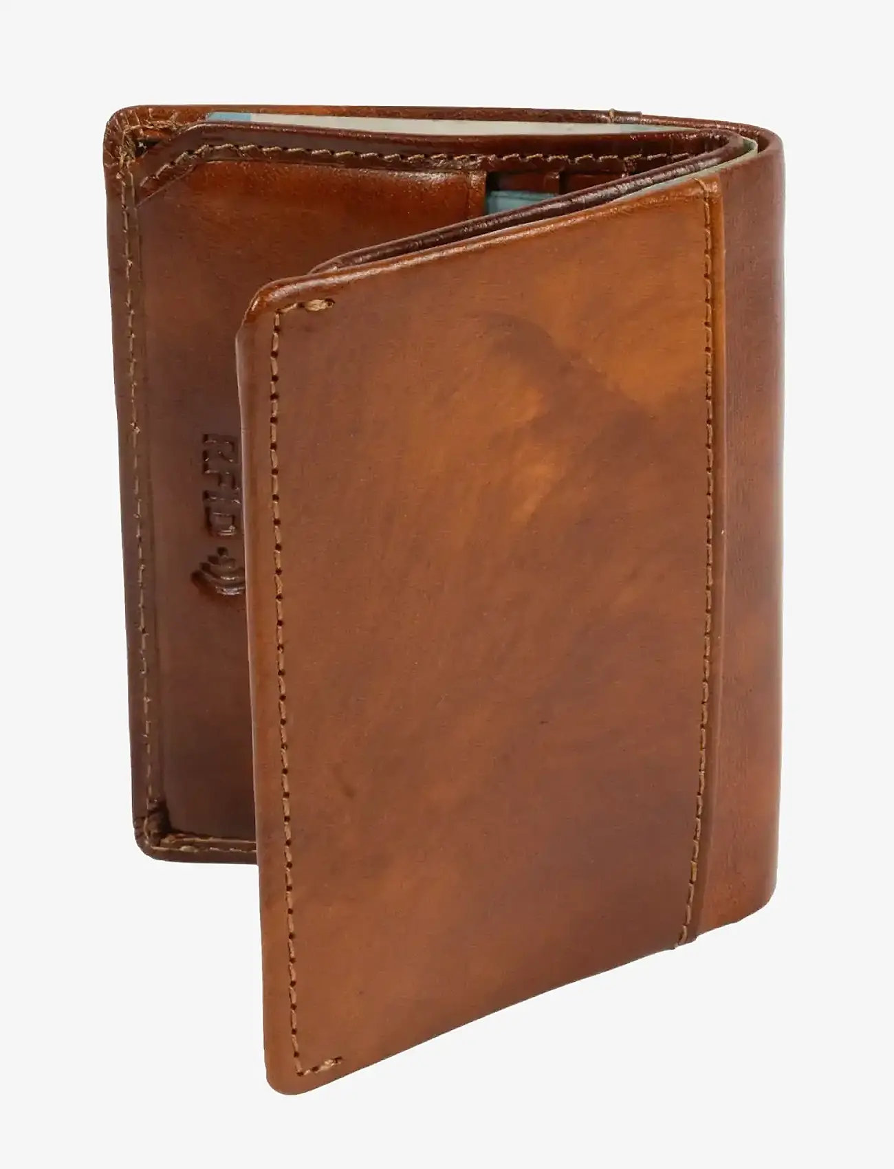 Tony Perotti - Creditcard wallet, fold, w/ banknote pocket - kaardihoidjad - cognac - 2
