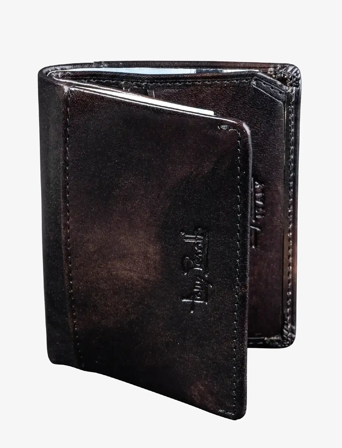 Tony Perotti - Creditcard wallet, fold, w/ banknote pocket van Gogh - brieftaschen und taschen - black - 0