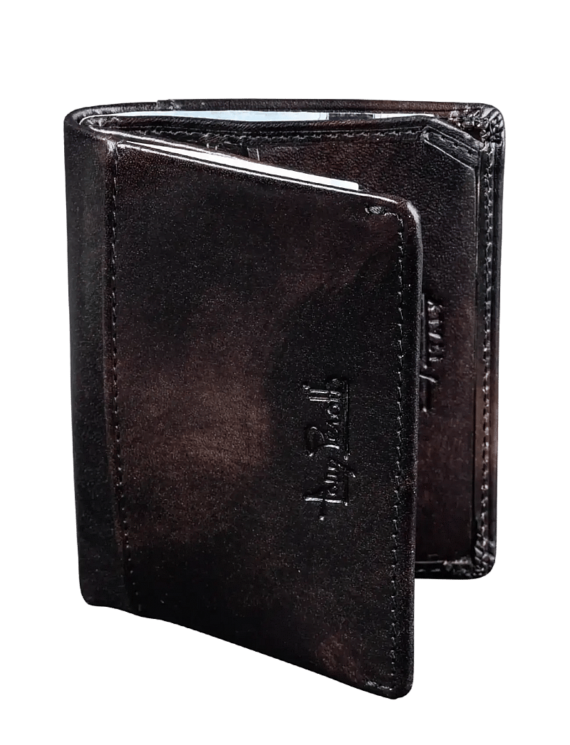 Tony Perotti - Creditcard wallet, fold, w/ banknote pocket van Gogh - wallets & cases - black - 0