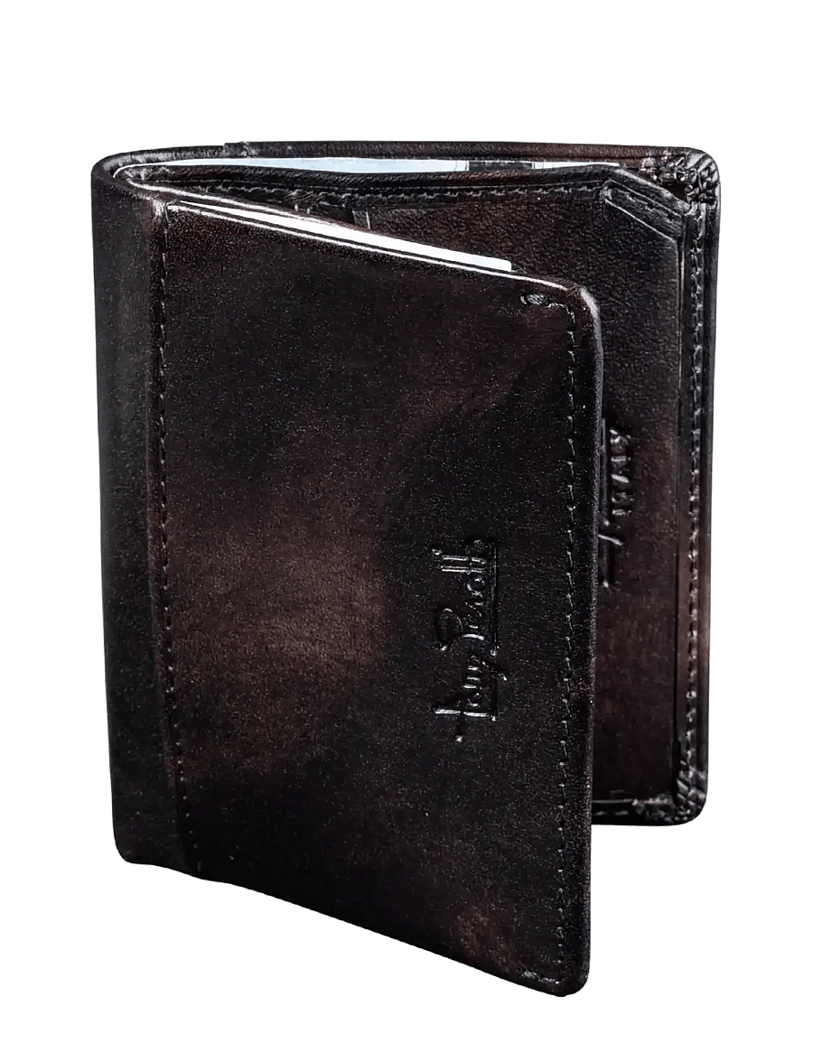Tony Perotti - Creditcard wallet, fold, w/ banknote pocket van Gogh - black - 0
