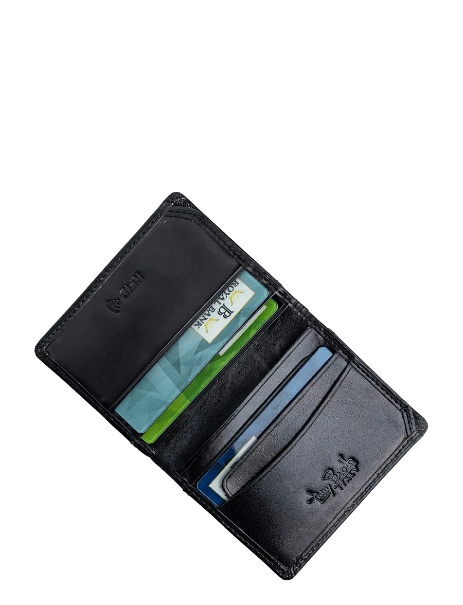 Tony Perotti - Creditcard wallet, fold, w/ banknote pocket van Gogh - black - 2