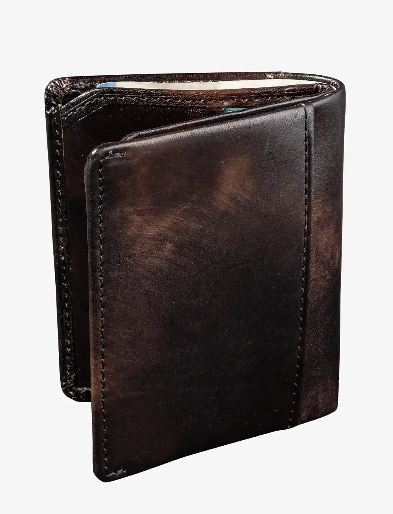 Tony Perotti - Creditcard wallet, fold, w/ banknote pocket van Gogh - brieftaschen und taschen - black - 3