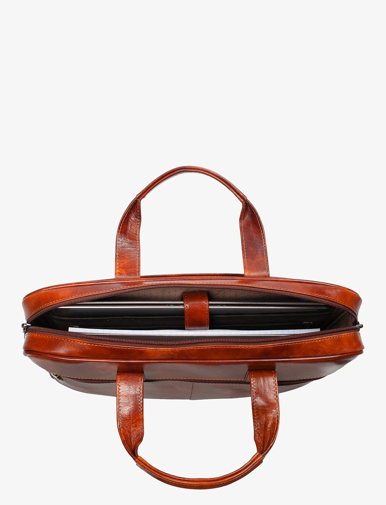 Tony Perotti - 1 compartment Laptop bag van Gogh - shop efter anledning - cognac - 1