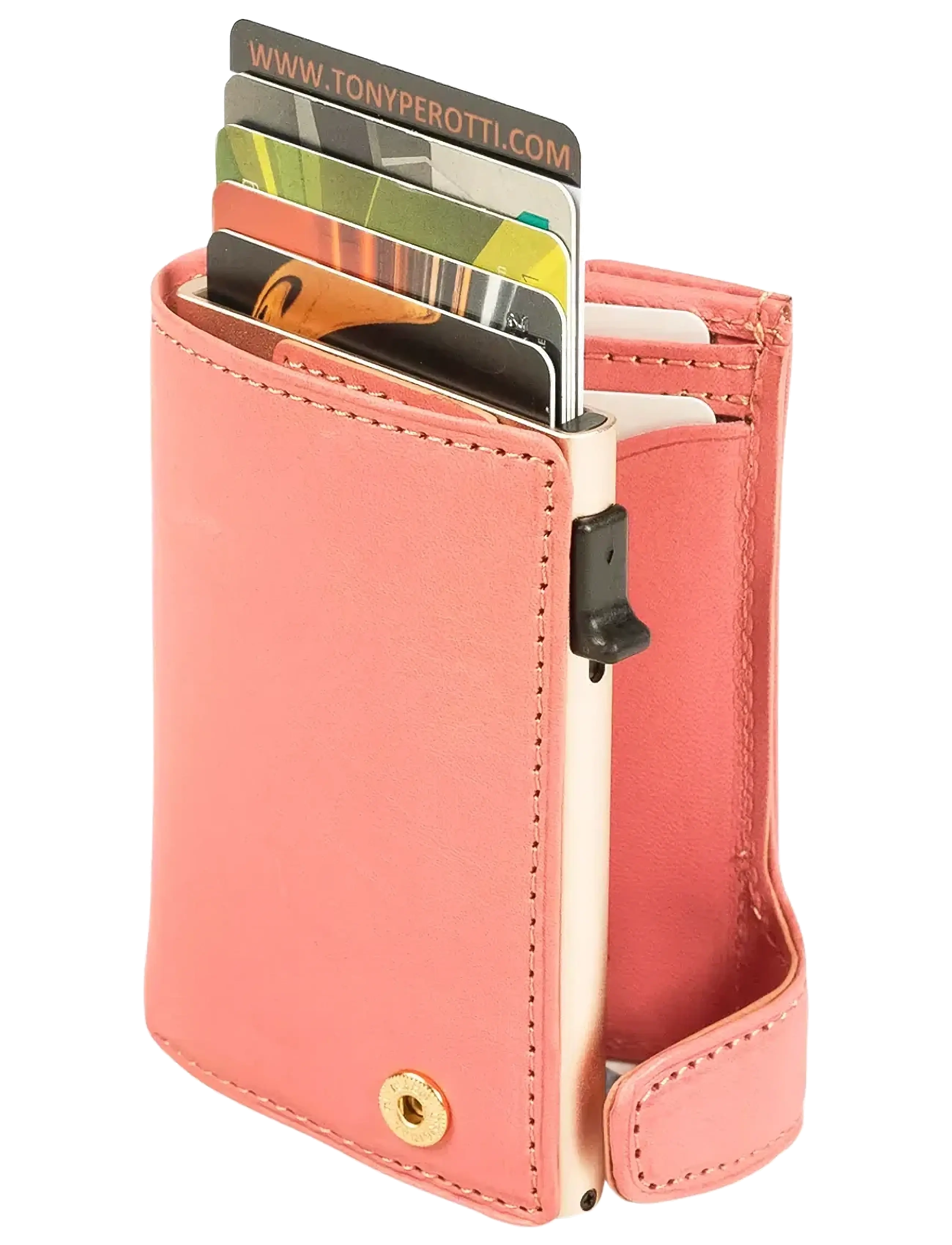 Tony Perotti Furbo Jeans cardholder - Punge & Kortholdere - ROSE / pink/rose