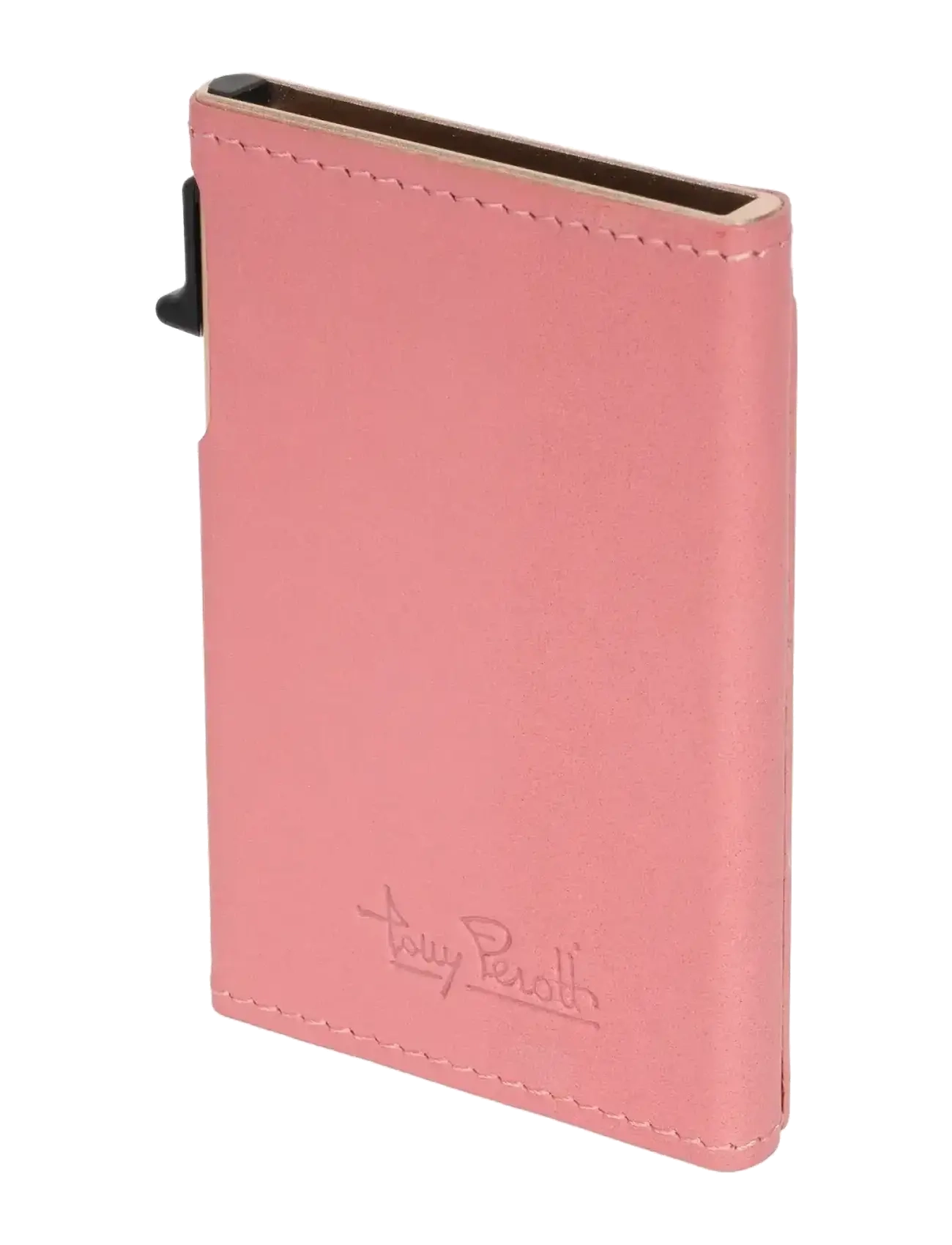 TONY PEROTTI Furbo Slim Cardholder With Outside Card Slot Pink - One Size - Herren
