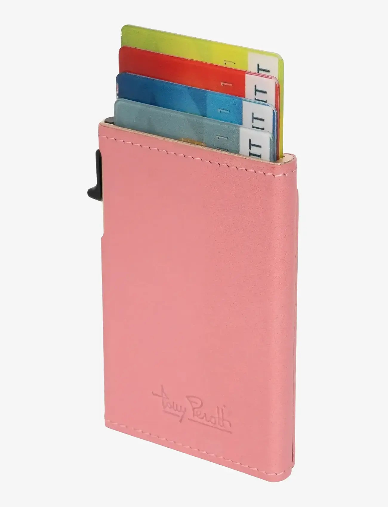 Tony Perotti - Furbo Slim Cardholder with outside card slot - brieftaschen und taschen - rose - 1