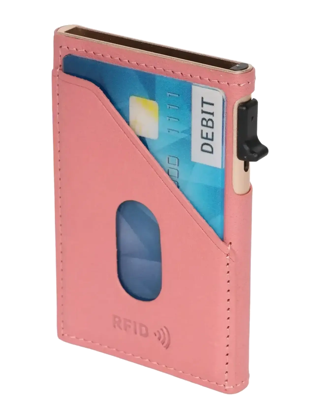 Tony Perotti - Furbo Slim Cardholder with outside card slot - wallets & cases - rose - 2