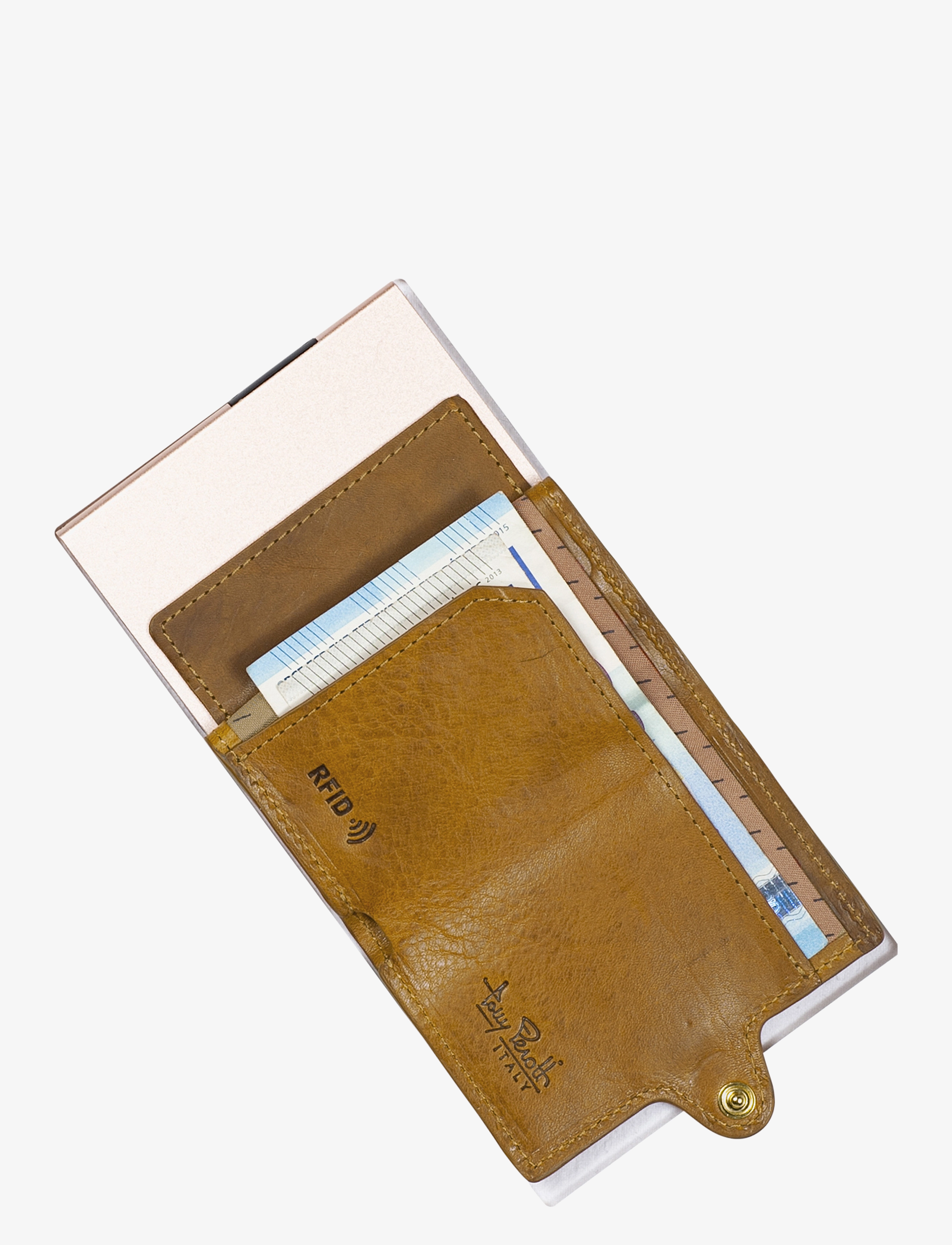 Tony Perotti - Furbo cardholder w/ AirTag - porte-cartes - cognac - 4
