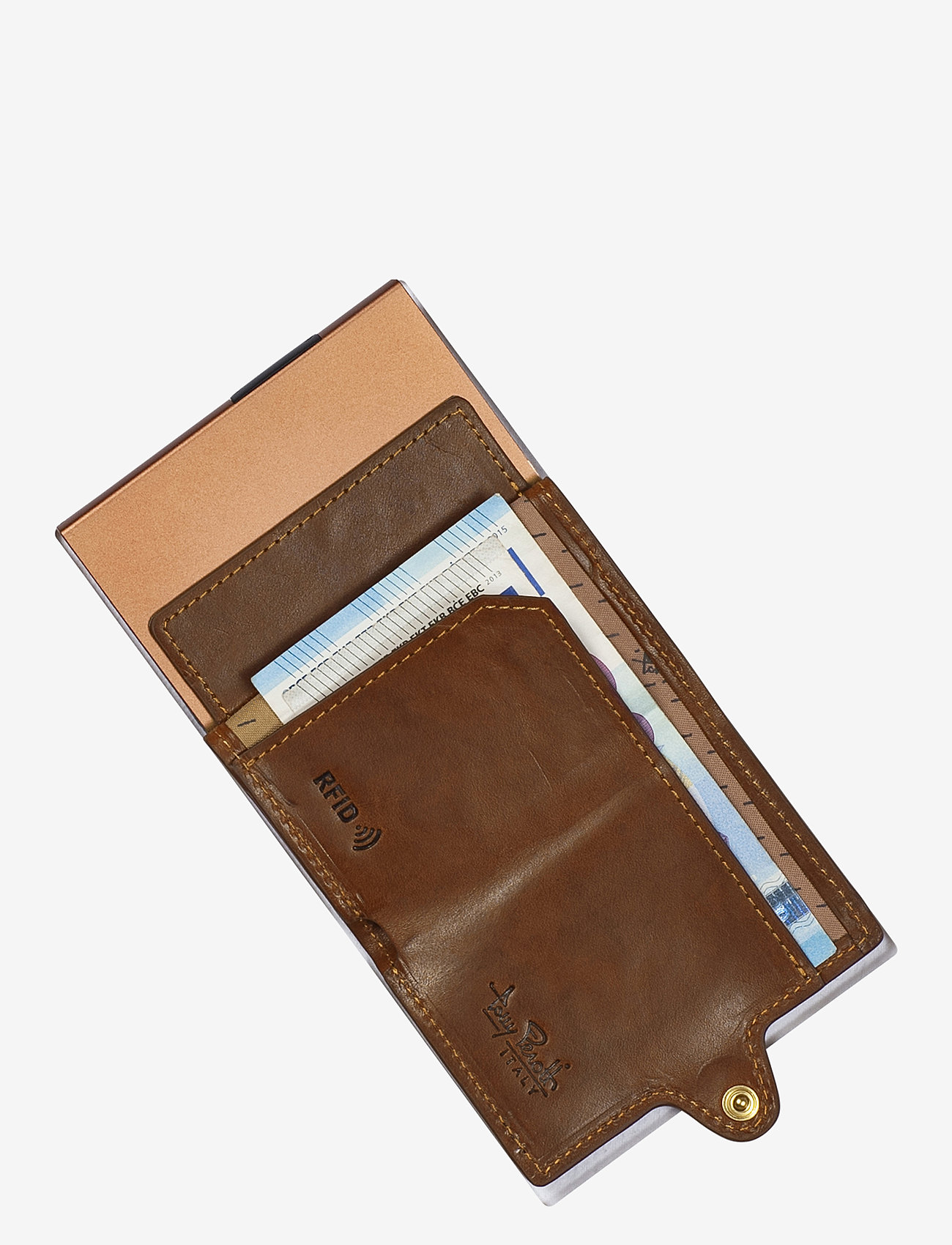 Tony Perotti - Furbo cardholder w/ AirTag - korthållare - dark brown - 4