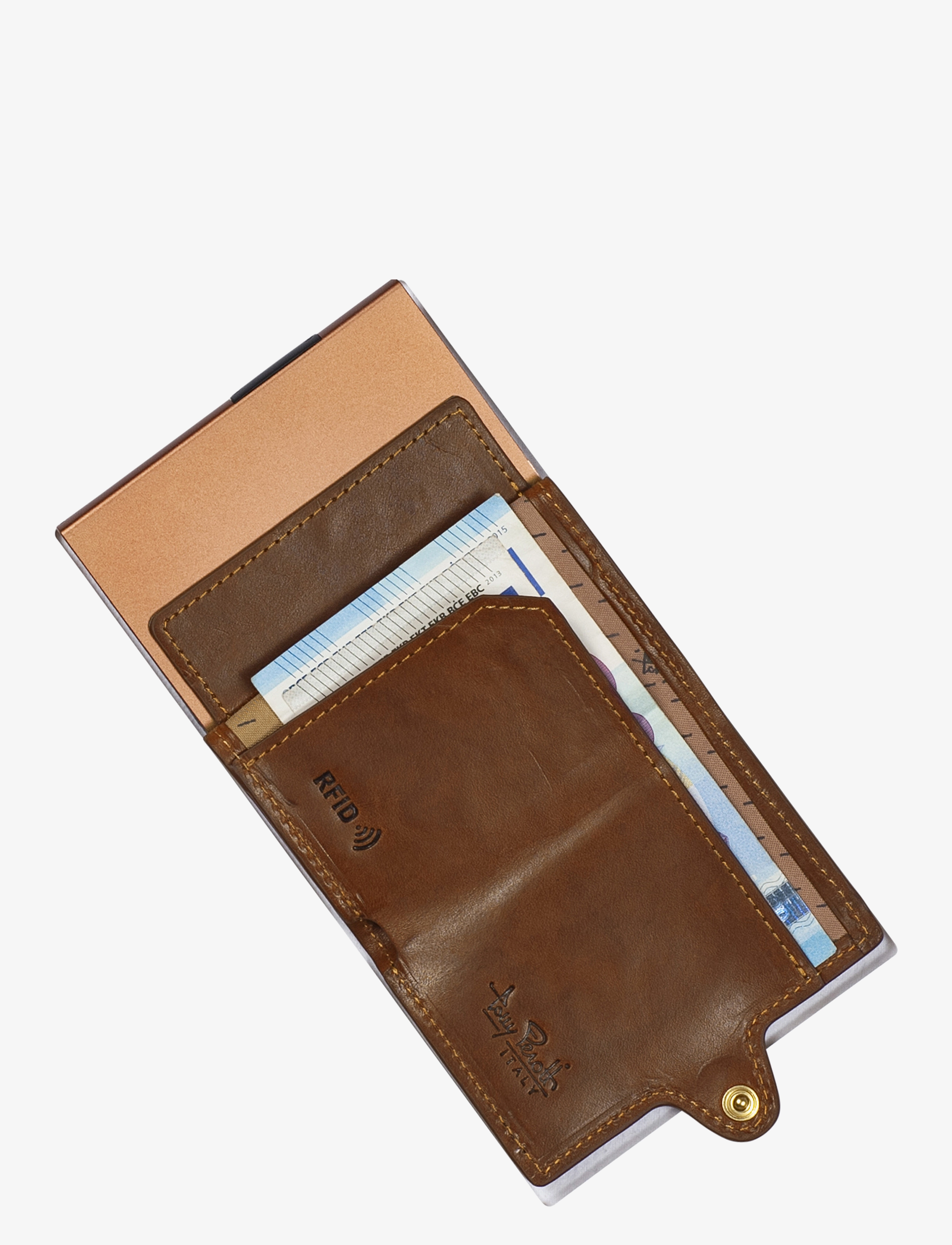 Tony Perotti - Furbo cardholder w/ AirTag - kortholdere - dark brown - 4