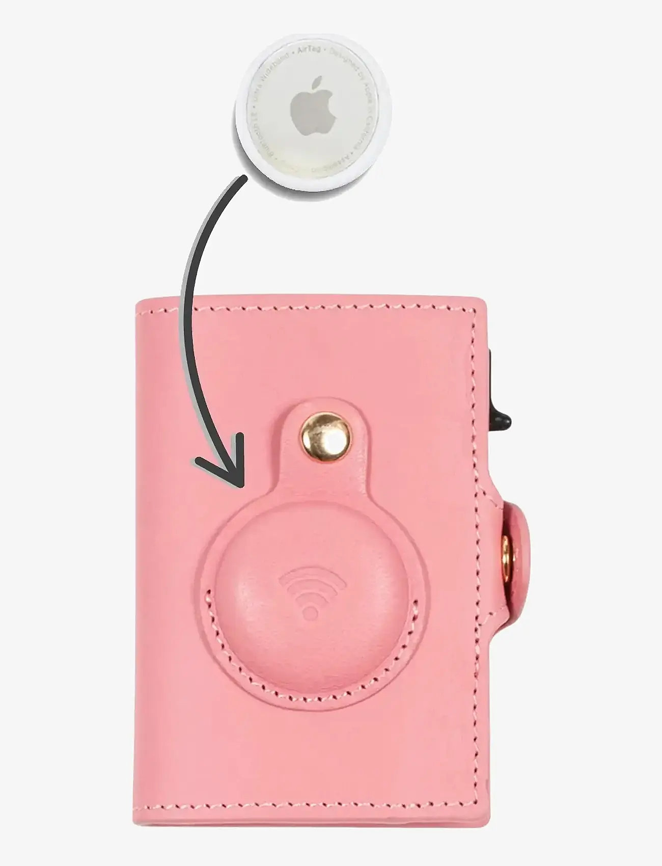 Tony Perotti - Furbo cardholder for Air Tag - punge - rose - 4