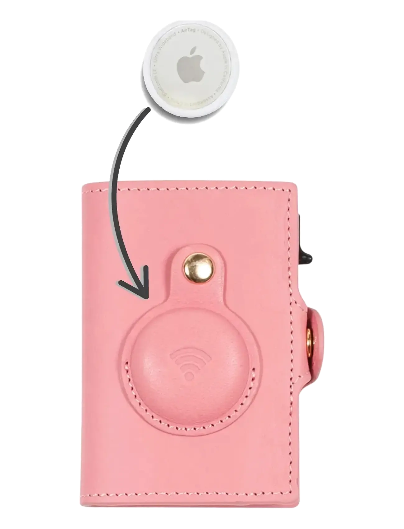 Tony Perotti - Furbo cardholder for Air Tag - rose - 4