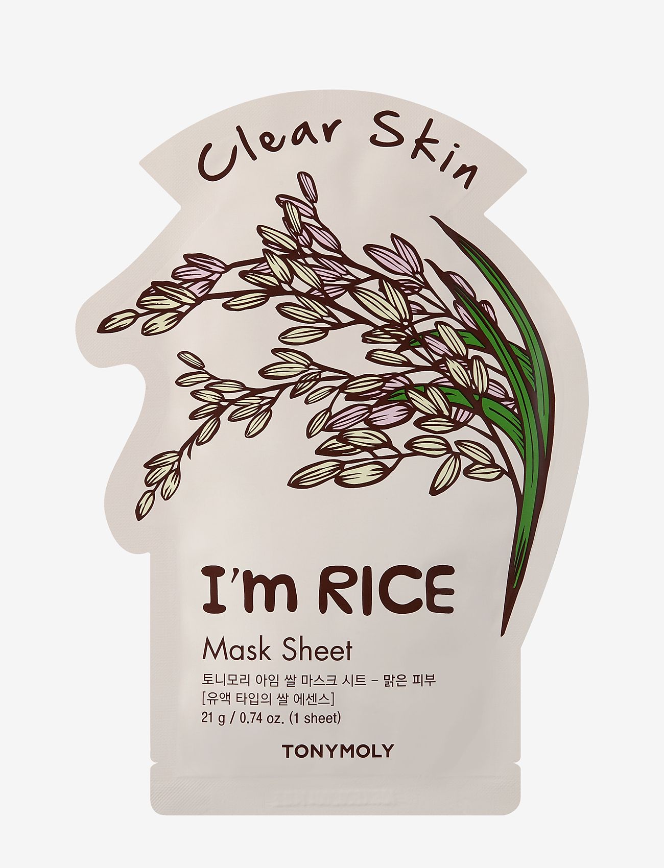 Tonymoly - TONYMOLY I´m Rice Mask Sheet 21g - lehtmaskid - clear - 0