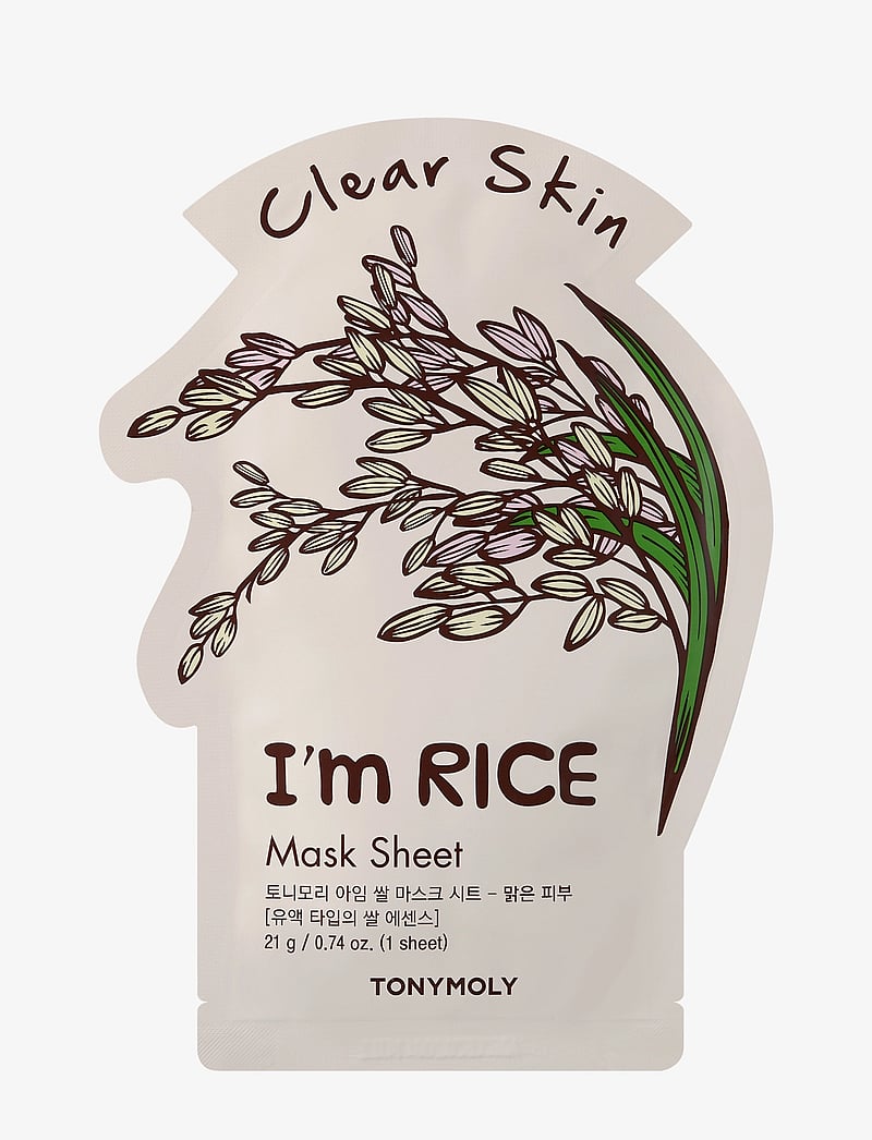 Tonymoly - TONYMOLY I´m Rice Mask Sheet 21g - lehtmaskid - clear - 0