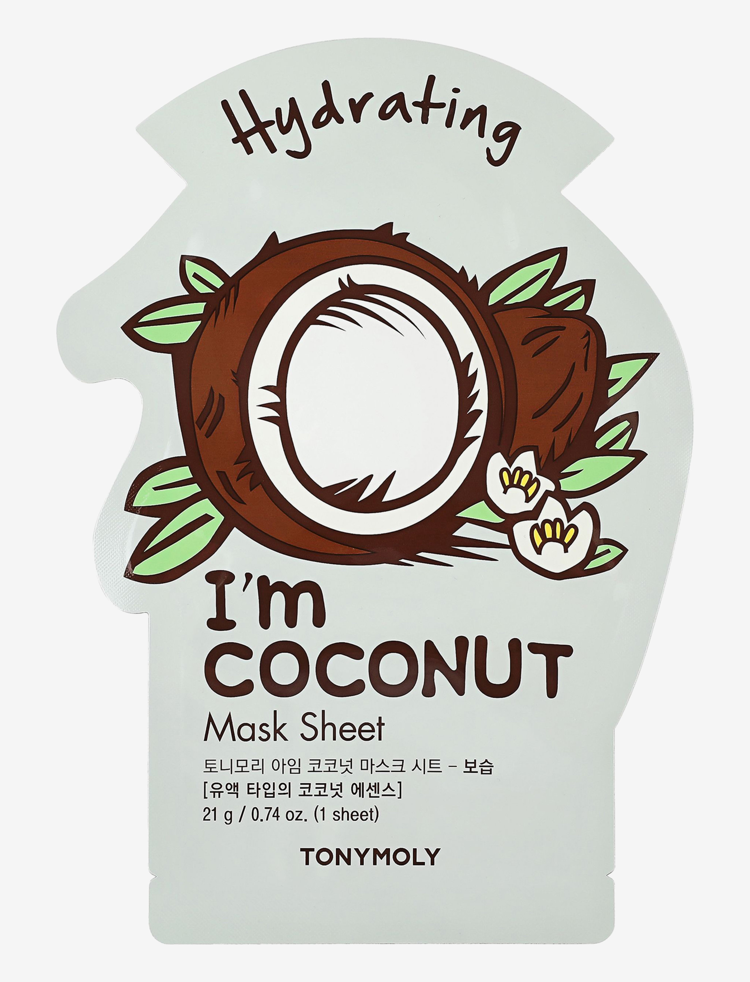 Tonymoly I ́m Coconut Mask Sheet, Sheetmaske, Grøn, Str: 21 ml