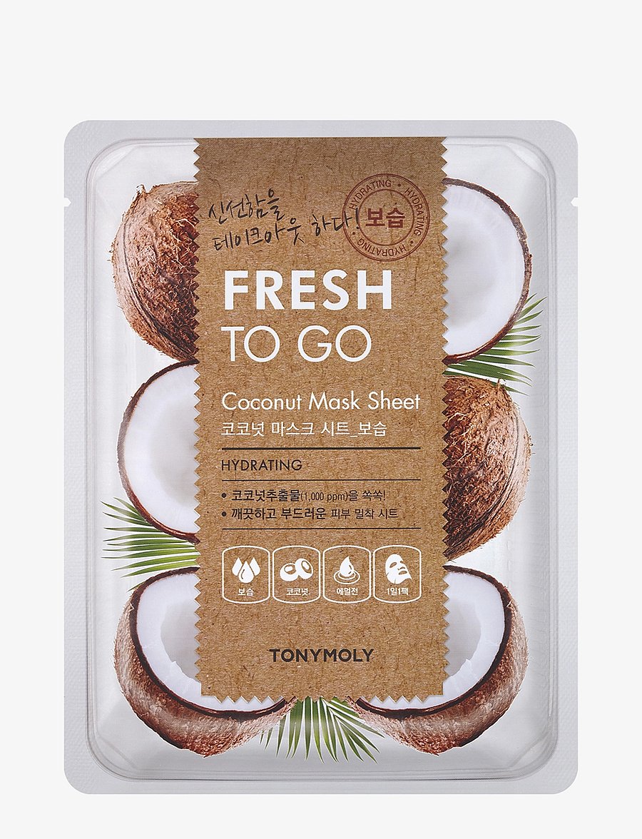 Tonymoly - TONYMOLY Fresh To Go Coconut Mask Sheet - lehtmaskid - clear - 0
