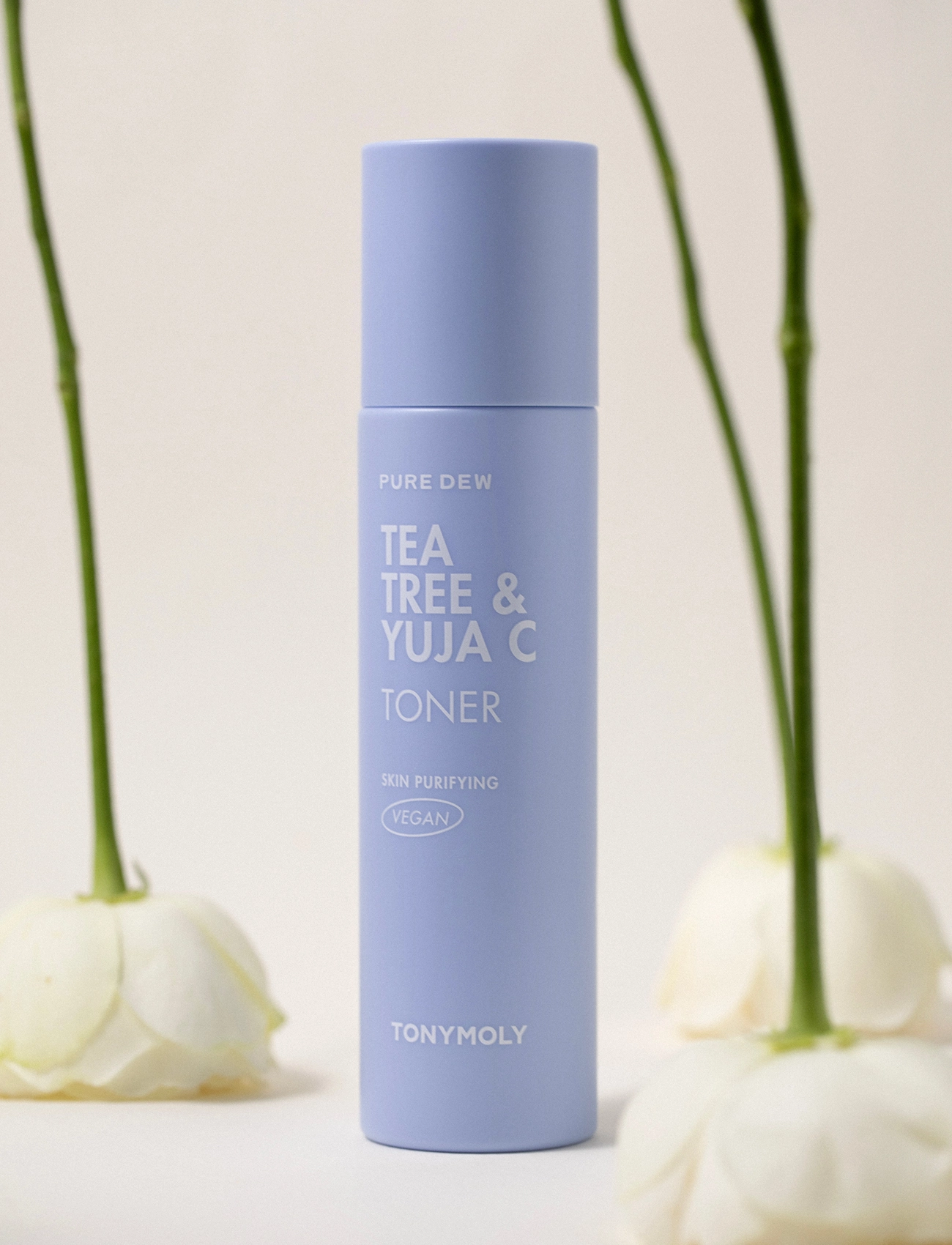 Tonymoly - TONYMOLY Pure Dew Tea Tree & Yuja C Purifying Toner 150ml - drėkinantys tonikai - clear - 1