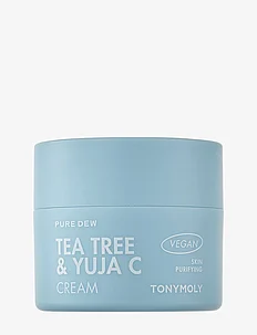 TONYMOLY Pure Dew Tea Tree & Yuja C Purifying Cream 50ml, Tonymoly
