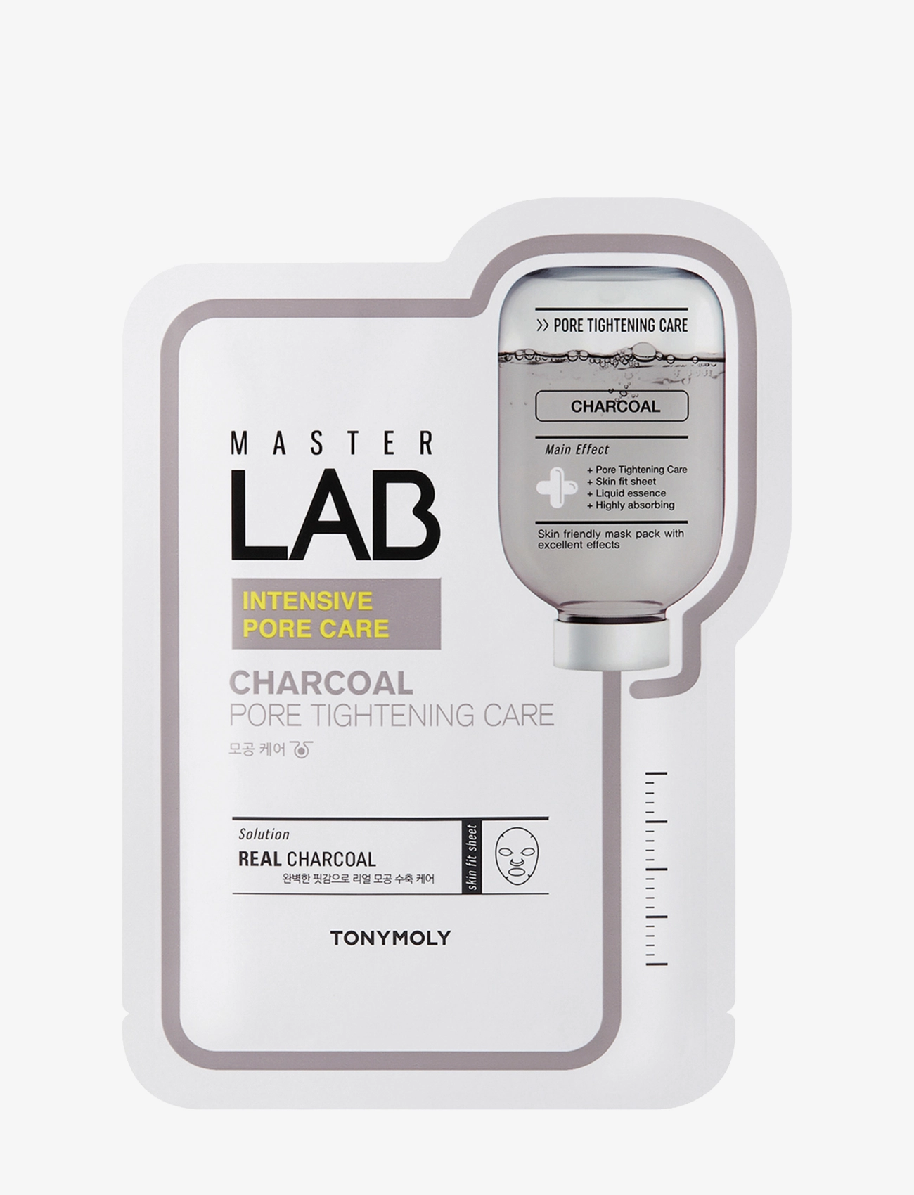 Tonymoly Tonymoly Master Lab Sheet Mask Charcoal, 19 g, Nude, Masker > Sheetmask, Dame