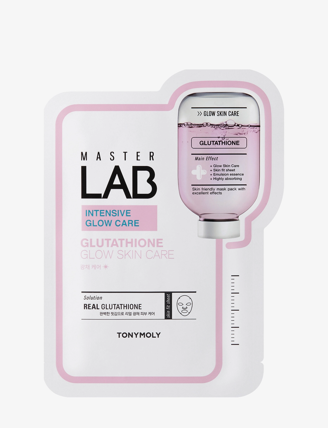 Tonymoly Tonymoly Master Lab Sheet Mask Glutathione, 19 g, Nude, Masker > Sheetmask, Dame