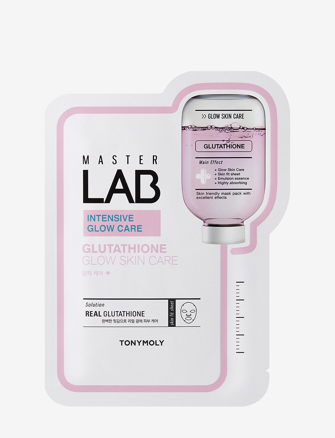 Tonymoly - TONYMOLY Master Lab Sheet Mask Glutathione - sheet masks - glutathione - 0