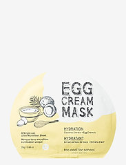 Too Cool For School - Too Cool For School Egg Cream Mask Hydration - sheet masks - clear - 0
