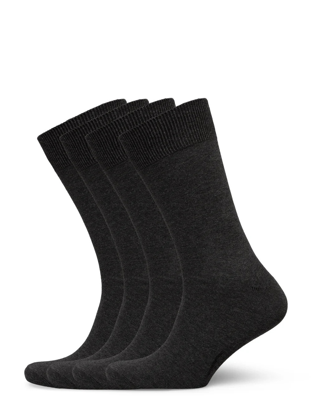 TOPECO - SOCKS 4P, COTTON - sokker - grey - 0