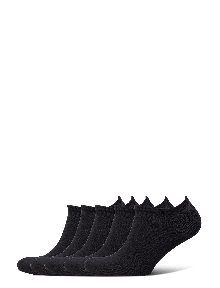 TOPECO - SNEAKER SOLID, BAMBOO, 5 PC/PACK - sneackersocken - black - 0
