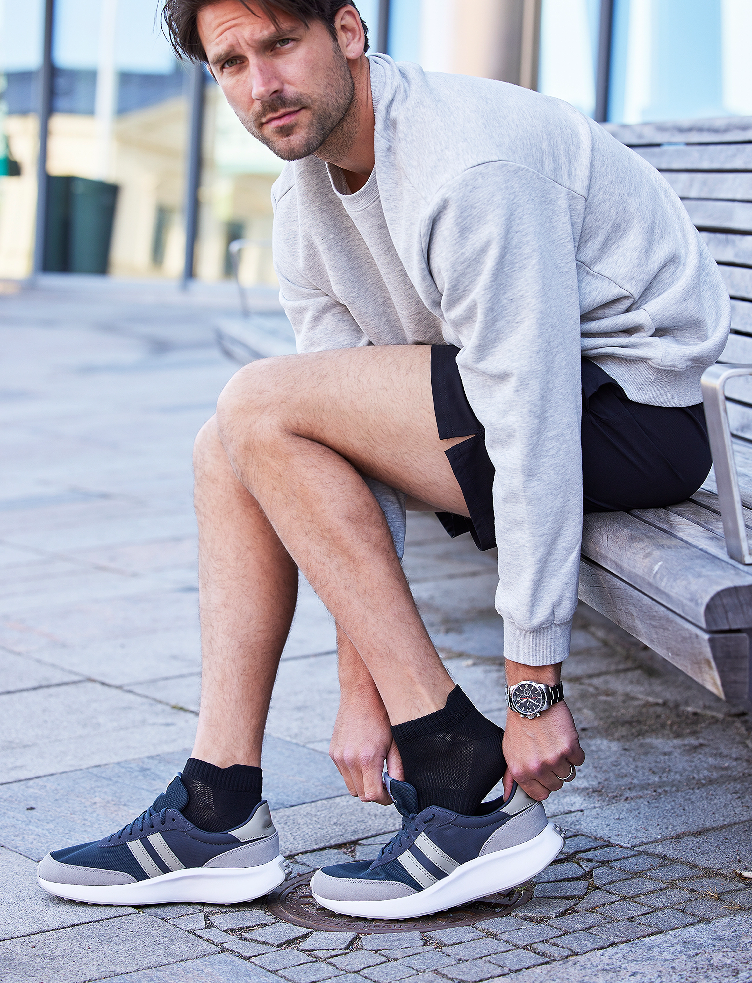 TOPECO Sport Socks, Low-Cut 4-P, Black 40/45, 40-45, Black, Sokker > Almindelige Sokker, Herre