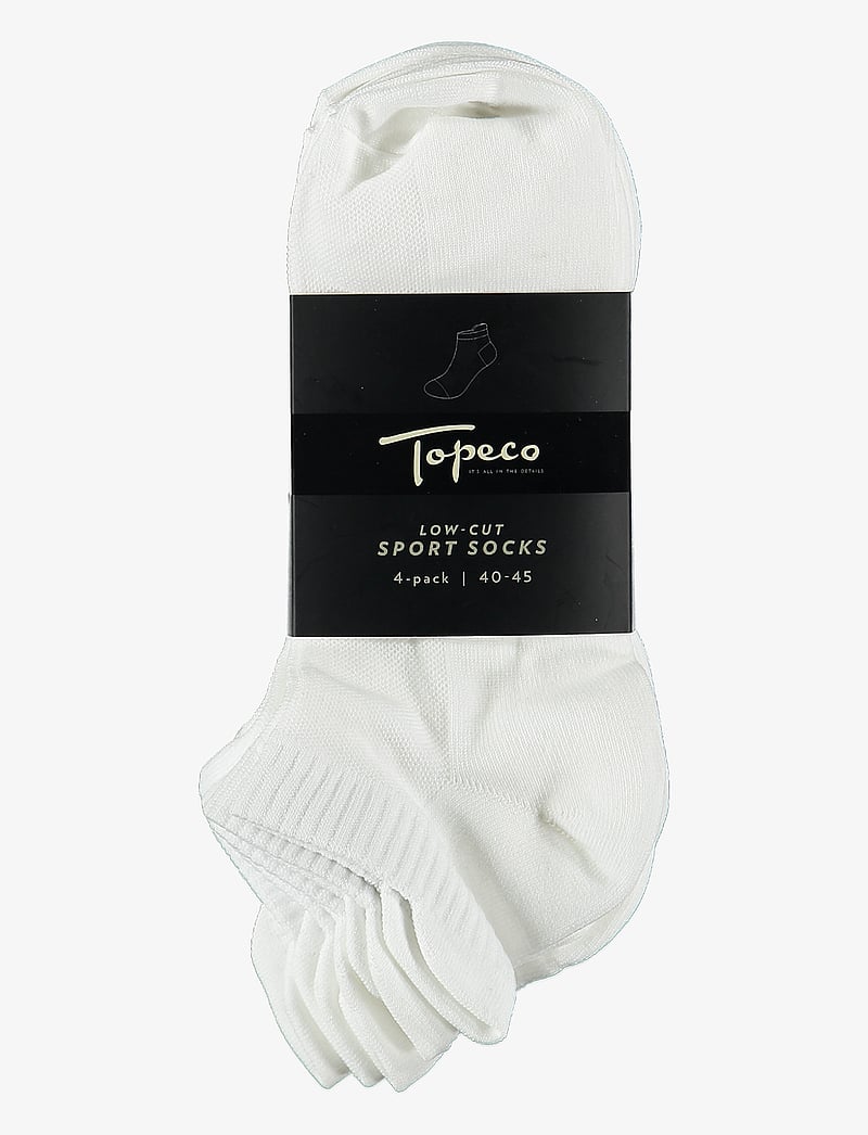 TOPECO - SPORT SOCKS, LOW-CUT 4-P, BLACK 40/45 - crew-socken - 02 - 1