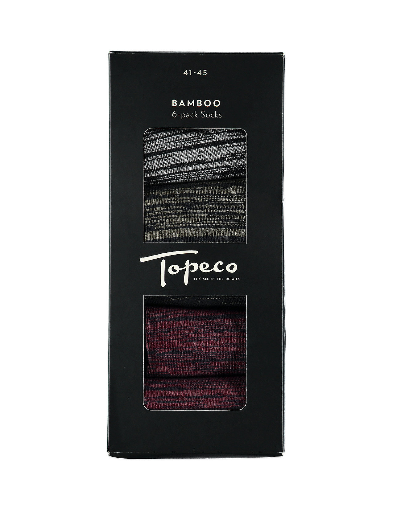 TOPECO - SOCKS 6-P, 6 PC/PACK - lowest prices - multi - 1