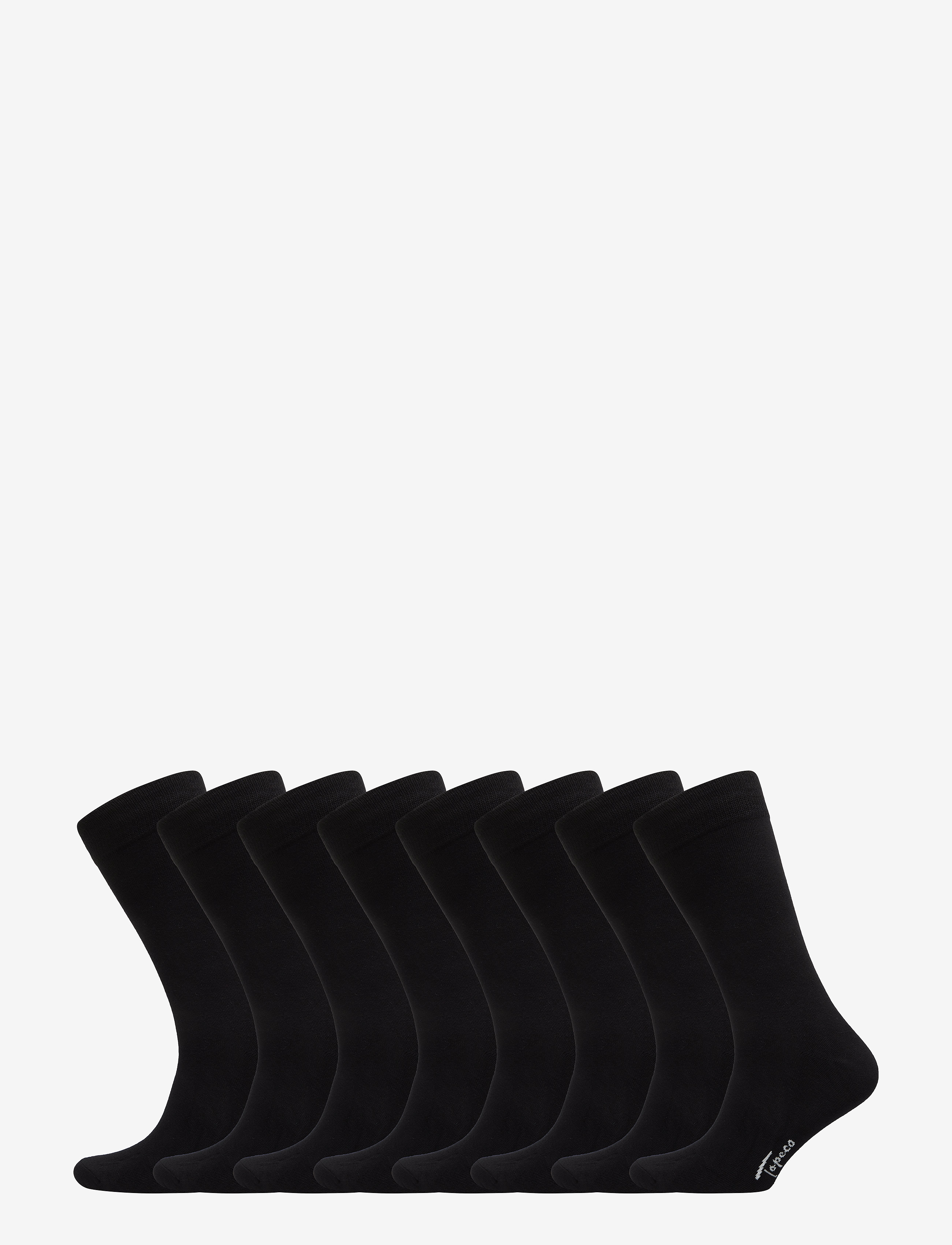 TOPECO Socken 8-P Schwarz - 41-45 - Herren