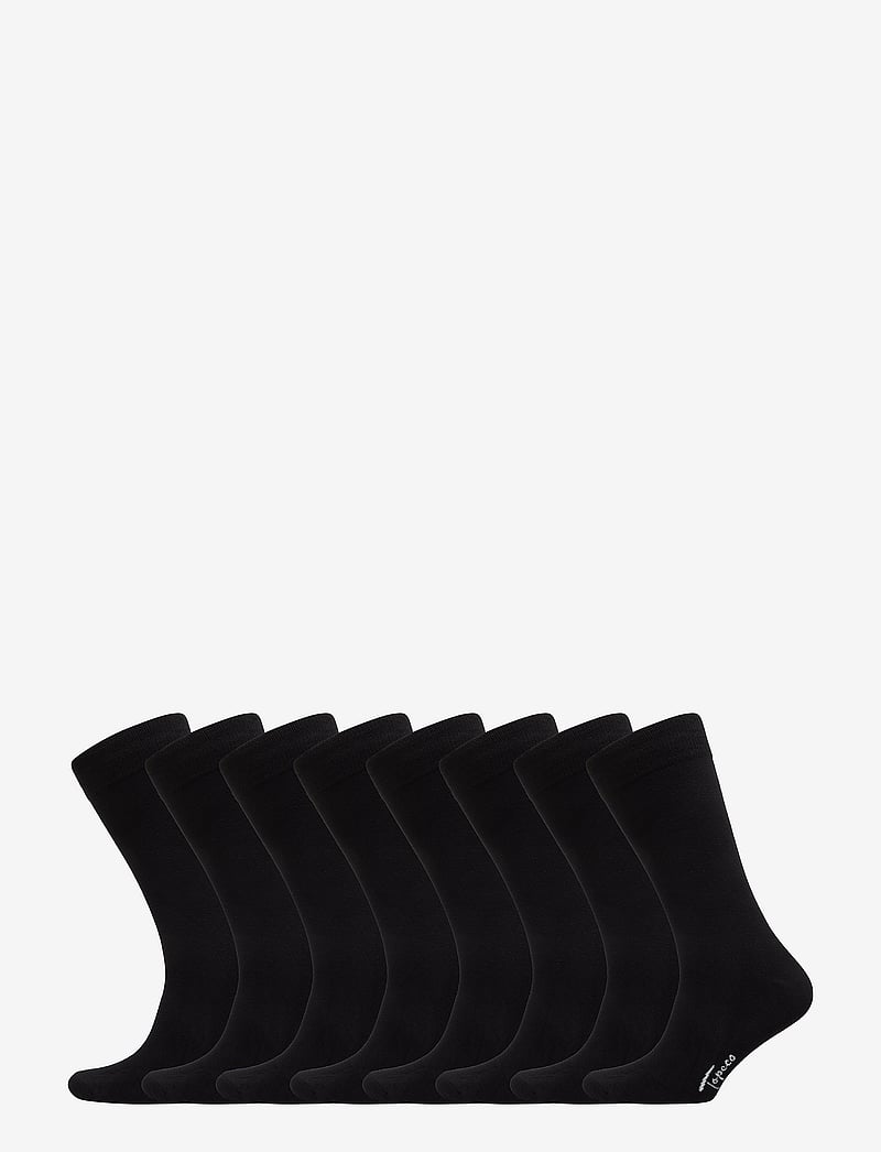 TOPECO - SOCKS 8-P - vanliga strumpor - black - 1