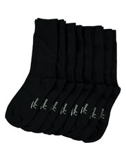 TOPECO - SOCKS 8-P - regular socks - black - 2