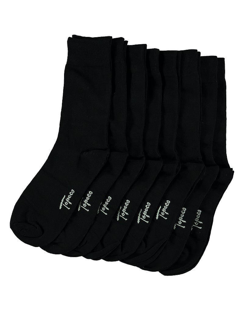TOPECO - SOCKS 8-P - vanliga strumpor - black - 2