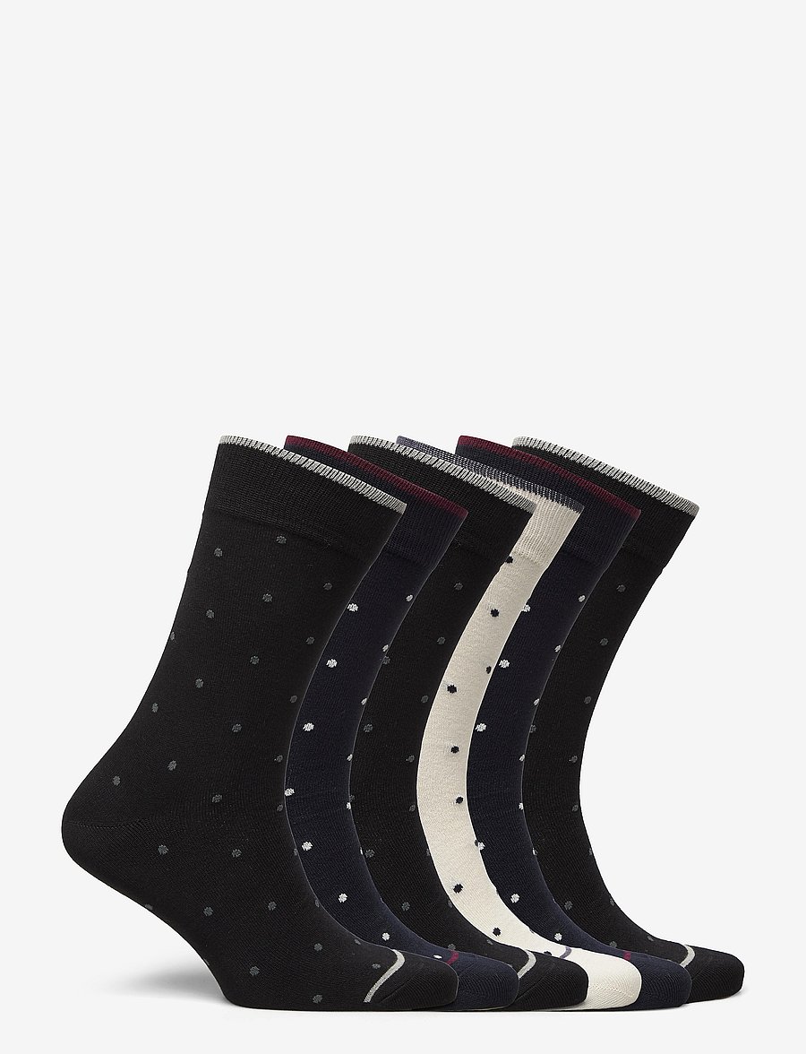 TOPECO - SOCKS 6-P, BAMBOO, MULTI DOTS 115A23 6 PC/PACK - multi - 2