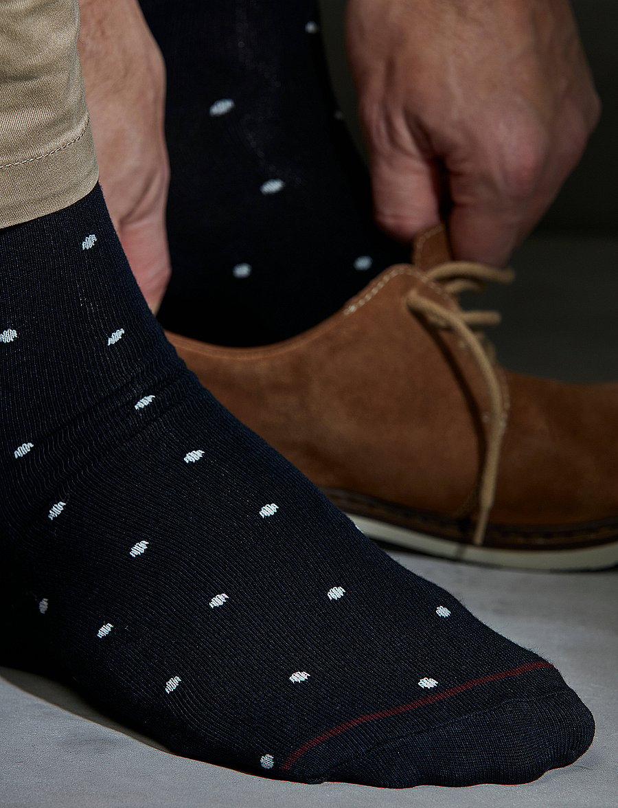 TOPECO - SOCKS 6-P, BAMBOO, MULTI DOTS 115A23 6 PC/PACK - multi - 4