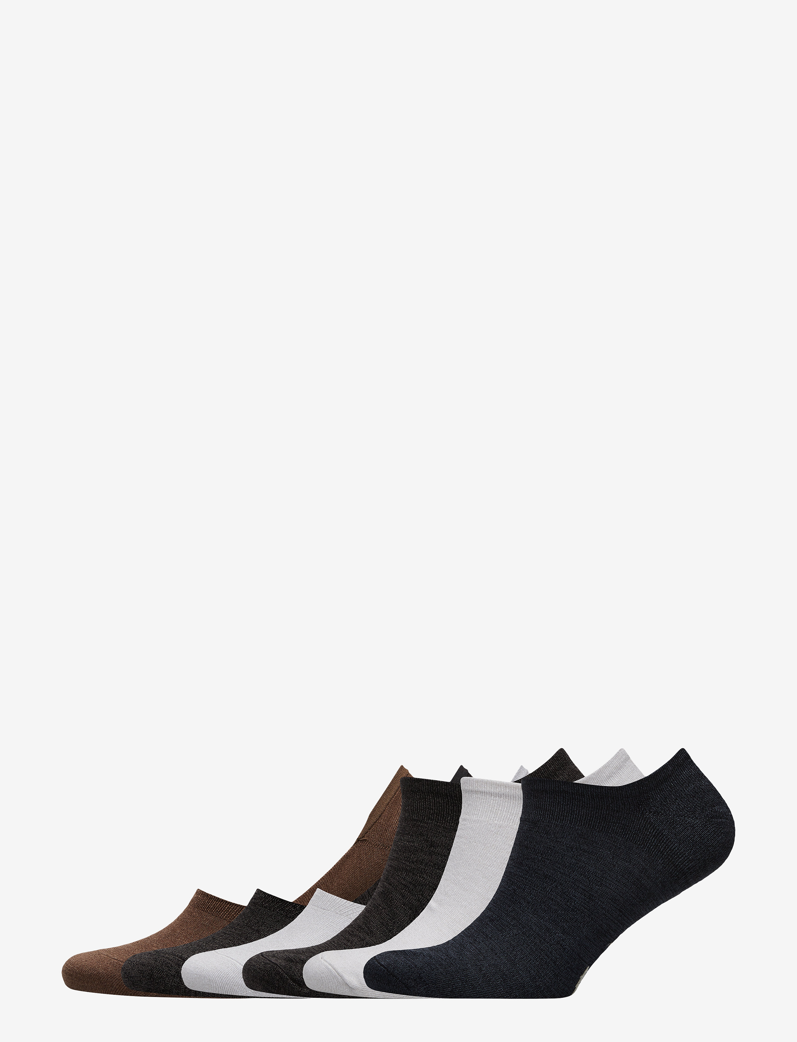 TOPECO SNEAKERS, 6-P BAMBOO - Strømper - MULTI / black
