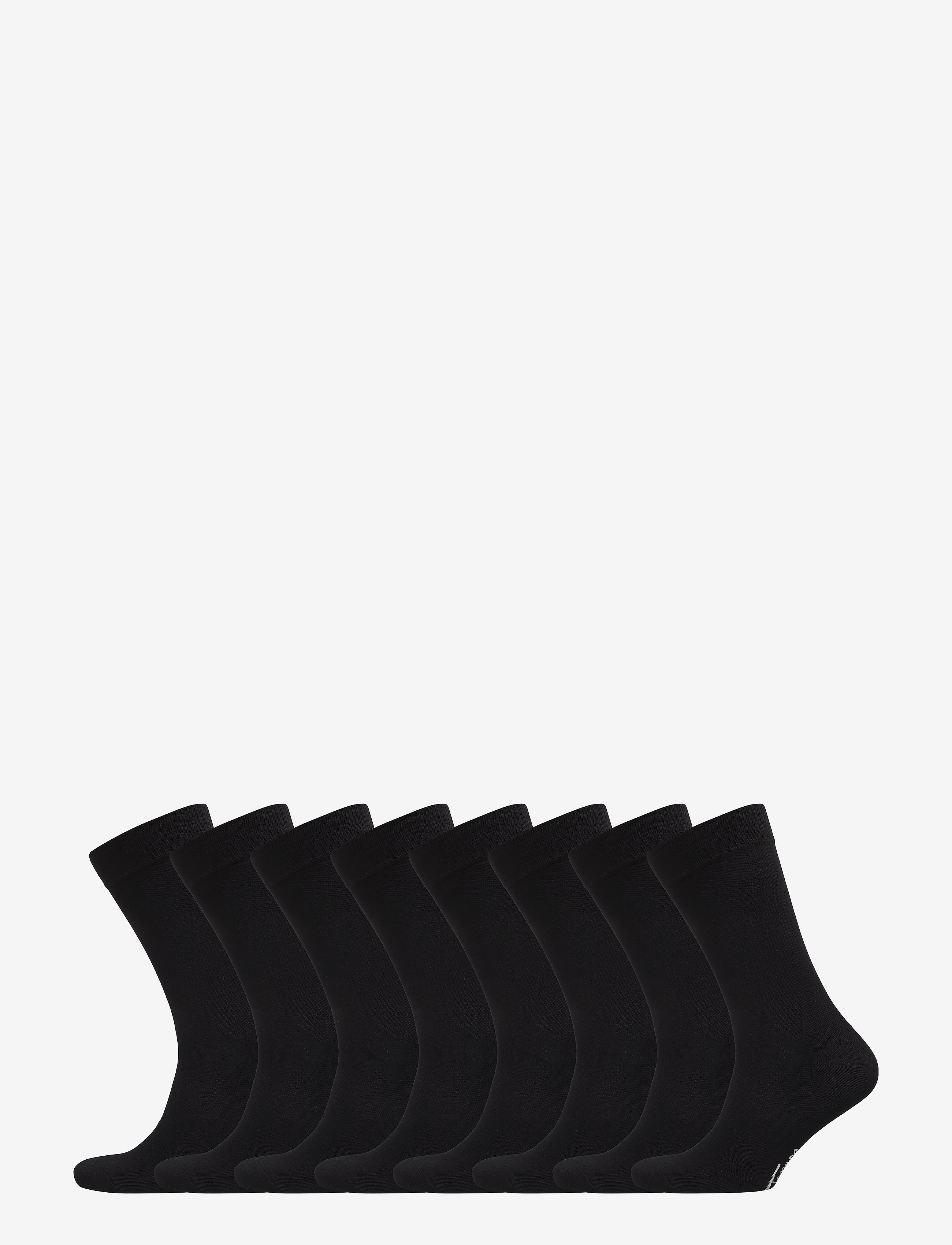 TOPECO Socken 8-P Bamboo Schwarz - 41-45 - Herren