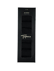 TOPECO - SOCKS 8-P BAMBOO - mažiausios kainos - black - 2