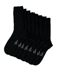 TOPECO - SOCKS 8-P BAMBOO - vanlige sokker - black - 3