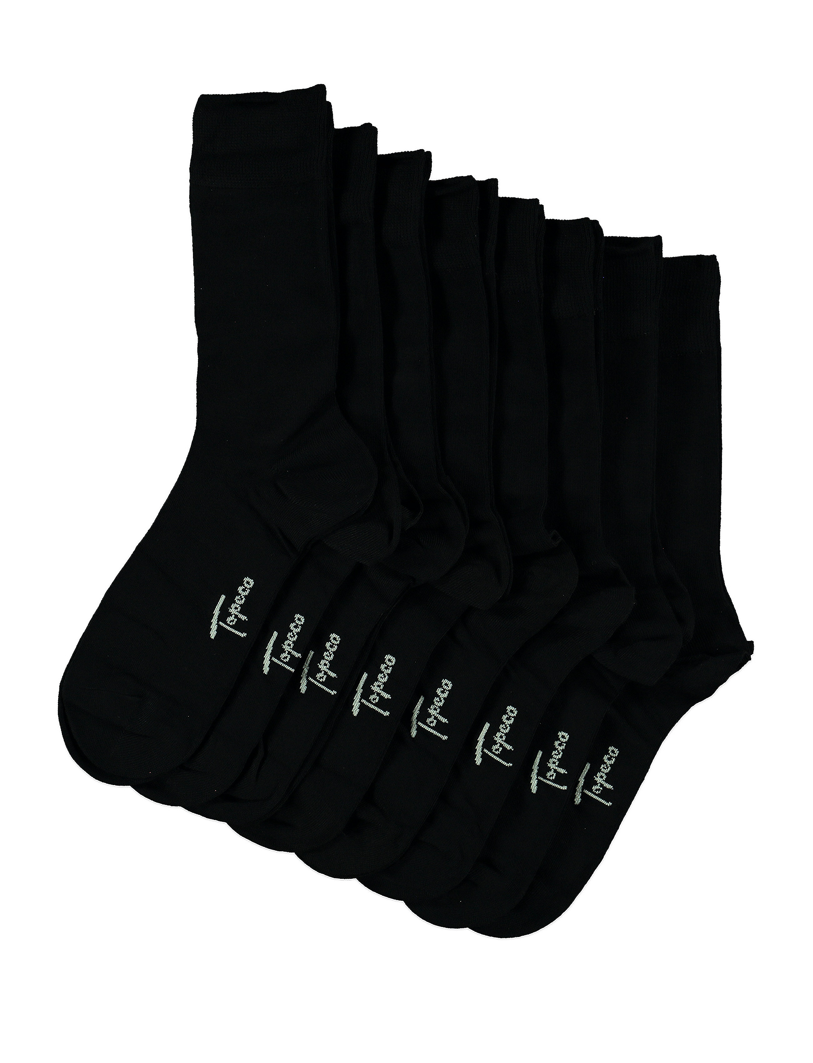 TOPECO - SOCKS 8-P BAMBOO - madalaimad hinnad - black - 3