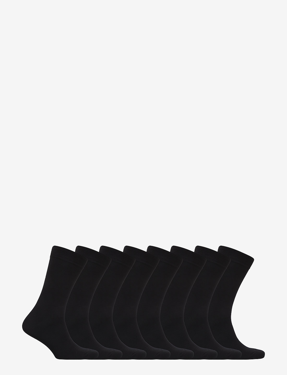 TOPECO - SOCKS 8-P BAMBOO - vanliga strumpor - black - 4
